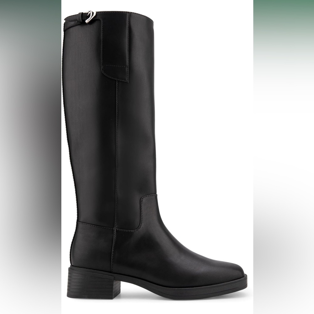 NWOT AEROSOLES 9W Della Black Knee-high Boots NEW